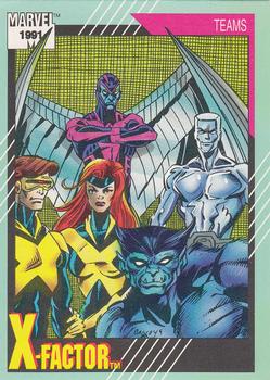1991 Impel Marvel Universe II #154 X-Factor Front