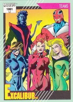 1991 Impel Marvel Universe II #155 Excalibur Front