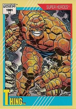 1991 Impel Marvel Universe II #3 Thing Front