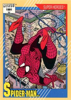 1991 Impel Marvel Universe II #1 Spider-Man Front