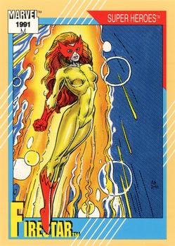 1991 Impel Marvel Universe II #32 Firestar Front