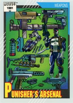1991 Impel Marvel Universe II #132 Punisher's Arsenal Front