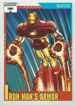 1991 Impel Marvel Universe II #133 Iron Man's Armor Front