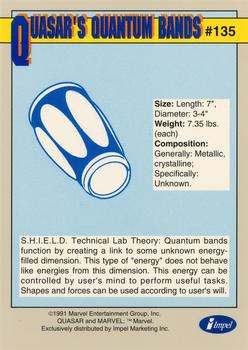 1991 Impel Marvel Universe II #135 Quasar's Quantum Bands Back