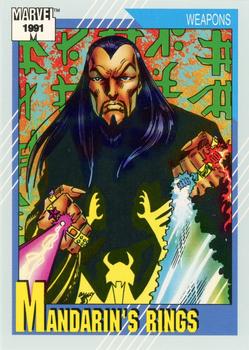 1991 Impel Marvel Universe II #137 Mandarin's Rings Front