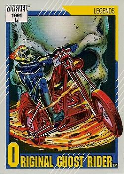 1991 Impel Marvel Universe II #142 Original Ghost Rider Front