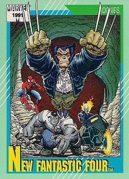 1991 Impel Marvel Universe II #149 New Fantastic Four Front