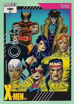 1991 Impel Marvel Universe II #153 X-Men Front