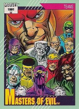 1991 Impel Marvel Universe II #157 Masters of Evil Front