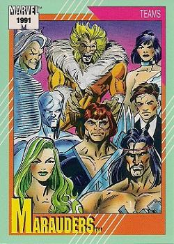 1991 Impel Marvel Universe II #158 Marauders Front