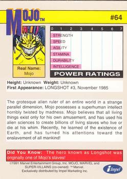 1991 Impel Marvel Universe II #64 Mojo Back