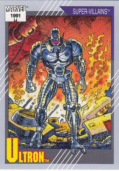 1991 Impel Marvel Universe II #84 Ultron Front
