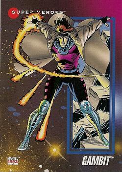 1992 Impel Marvel Universe #4 Gambit Front