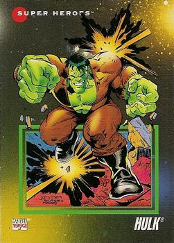 1992 Impel Marvel Universe #13 Hulk Front