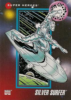 1992 Impel Marvel Universe #15 Silver Surfer Front