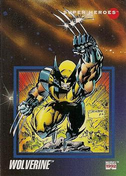 1992 Impel Marvel Universe #38 Wolverine Front