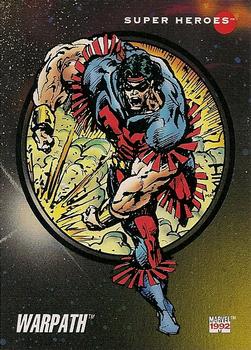 1992 Impel Marvel Universe #52 Warpath Front