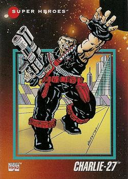 1992 Impel Marvel Universe #55 Charlie-27 Front