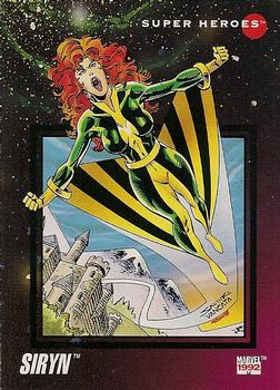 1992 Impel Marvel Universe #60 Siryn Front