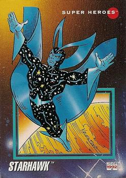 1992 Impel Marvel Universe #69 Starhawk Front