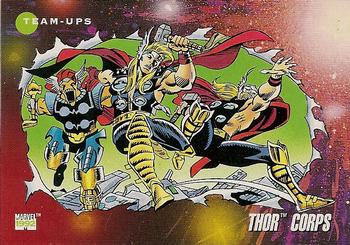 1992 Impel Marvel Universe #87 Thor Corps Front