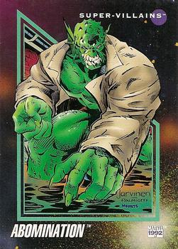 1992 Impel Marvel Universe #101 Abomination Front