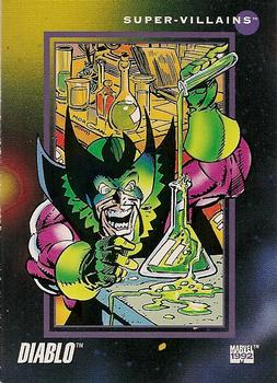 1992 Impel Marvel Universe #109 Diablo Front