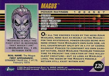 1992 Impel Marvel Universe #128 Magus Back