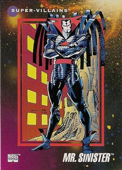 1992 Impel Marvel Universe #135 Mr. Sinister Front