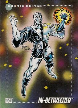 1992 Impel Marvel Universe #159 In-Betweener Front