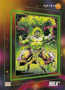 1992 Impel Marvel Universe #161 Hulk Front
