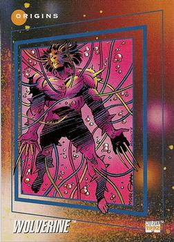 1992 Impel Marvel Universe #164 Wolverine Front