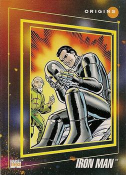 1992 Impel Marvel Universe #165 Iron Man Front