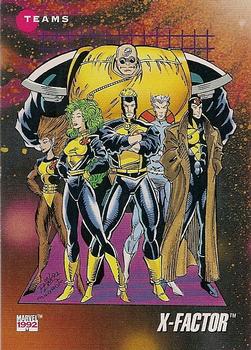 1992 Impel Marvel Universe #173 X-Factor Front