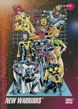 1992 Impel Marvel Universe #174 New Warriors Front
