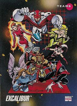 1992 Impel Marvel Universe #180 Excalibur Front