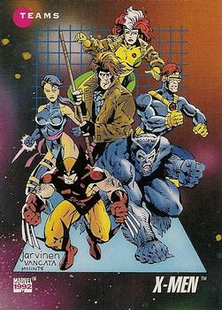 1992 Impel Marvel Universe #182 X-Men (Blue) Front