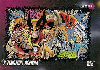 1992 Impel Marvel Universe #184 X-tinction Agenda Front