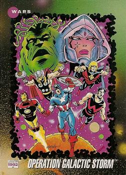 1992 Impel Marvel Universe #186 Operation Galactic Storm Front