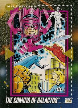 1992 Impel Marvel Universe #196 The Coming of Galactus Front