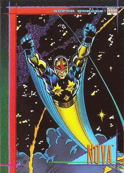 1993 SkyBox Marvel Universe #19 Nova Front