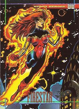 1993 SkyBox Marvel Universe #20 Firestar Front