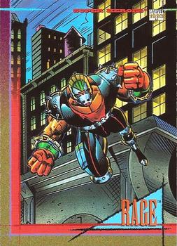 1993 SkyBox Marvel Universe #25 Rage Front