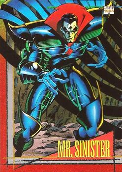 1993 SkyBox Marvel Universe #34 Mr. Sinister Front