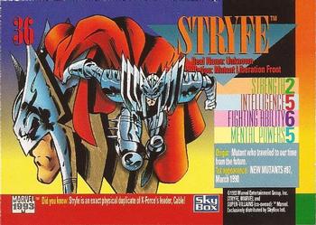 1993 SkyBox Marvel Universe #36 Stryfe Back