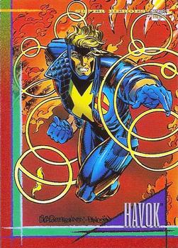 1993 SkyBox Marvel Universe #43 Havok Front