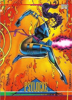 1993 SkyBox Marvel Universe #44 Psylocke Front