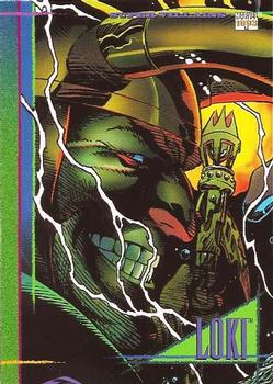 1993 SkyBox Marvel Universe #49 Loki Front