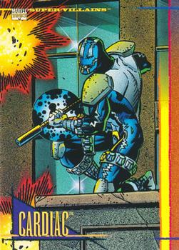 1993 SkyBox Marvel Universe #60 Cardiac Front
