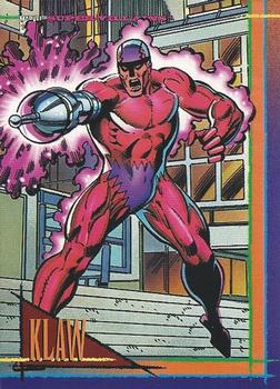 1993 SkyBox Marvel Universe #81 Klaw Front